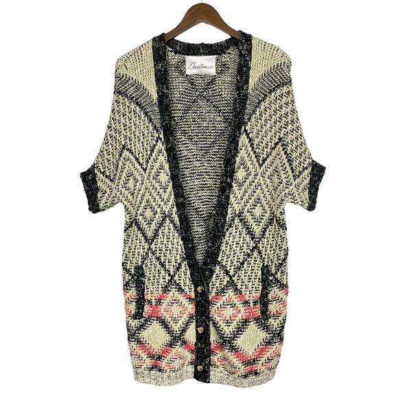 Carol Anderson Cabi #202 | Provence Chunky Knit Button Tunic Cardigan Sweater - Picture 3 of 10